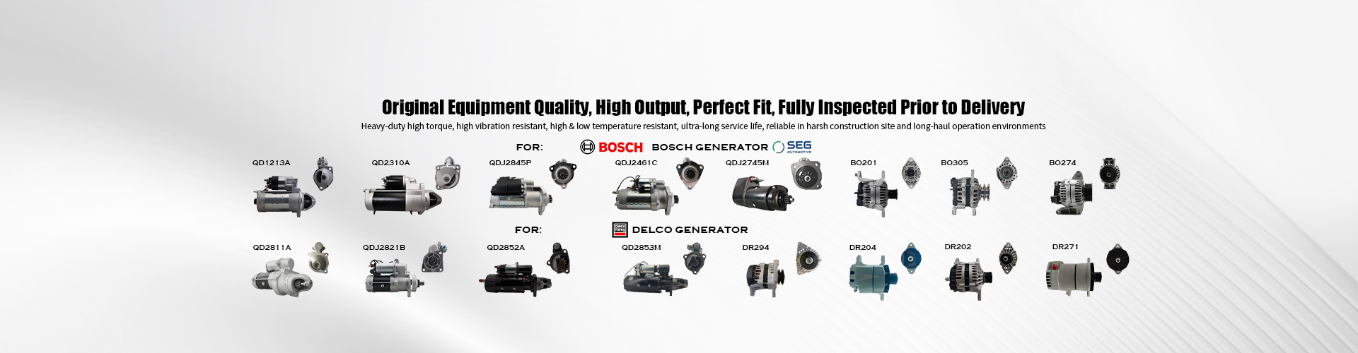 Quality Engine Starter Motor factory