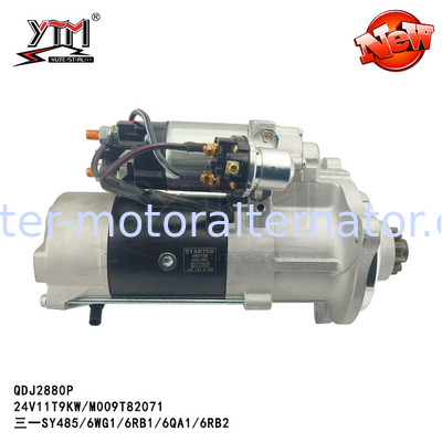 QDJ2880P Starter Motor For SY485 24V 11T 9KW M009T82071