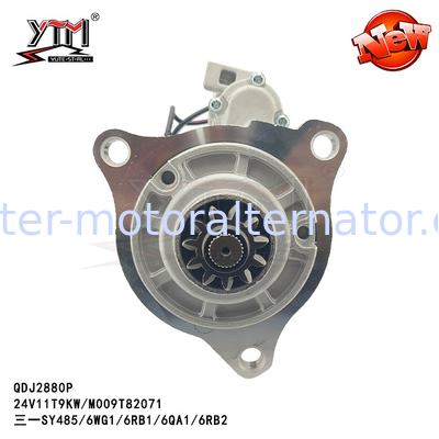 QDJ2880P Starter Motor For SY485 24V 11T 9KW M009T82071