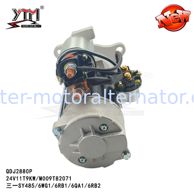 QDJ2880P Starter Motor For SY485 24V 11T 9KW M009T82071
