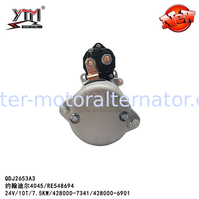 QDJ2653A3 Starter 24V 10T 7.5KW For John Deere 4045 4280007341 4280006901