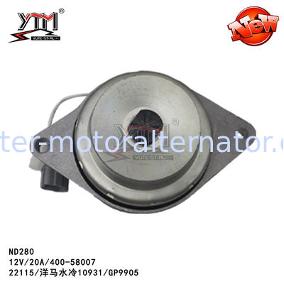 ND280 ALTERNATOR 22115 10931/GP9905/12V/20A/400-58007 for Yanmar water cooling