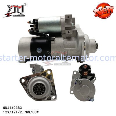 12V 12T 2.7kw Engine Starter Motor CCW QDJ1403B3 1403B3