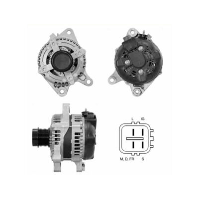 12V 100A Alternator  for Toyota 4 Runner 2.7 Toyota Coaster Lester 11522 104210-1000 210-0728 27060-75460