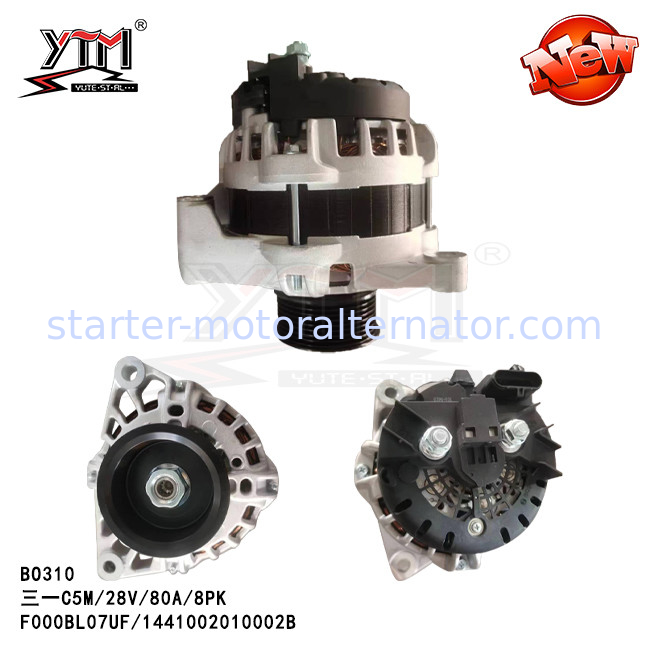 BO310 Alternator 28V 80A 8PK For Sany C5M F000BL07UF 1441002010002B