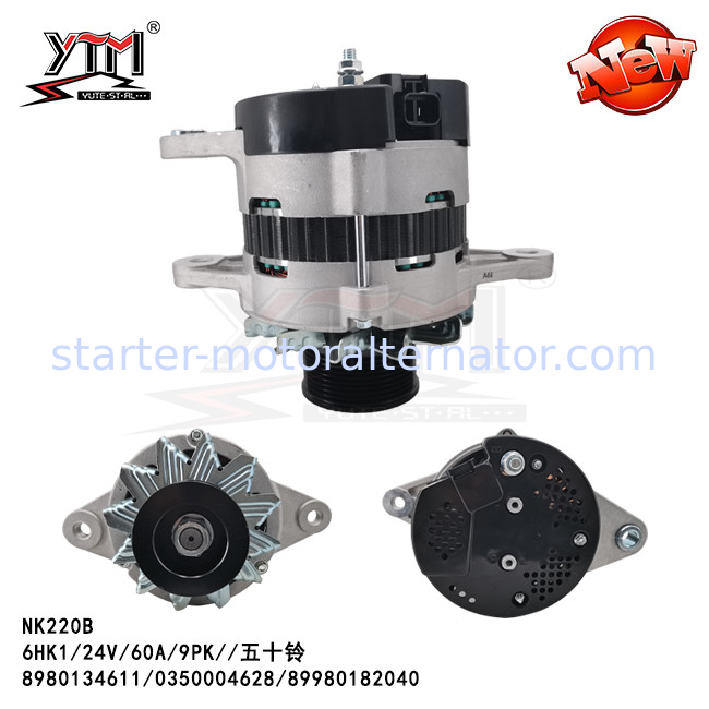 Isuzu OEM 8980134611/0350004628/89980182040 Car Alternator For 6HK1