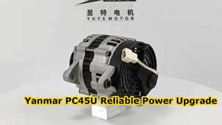 Introduce 4D84E 12V 60A Alternator for YANMAR Engine PC45-U 119836-77210 11983677210 For You